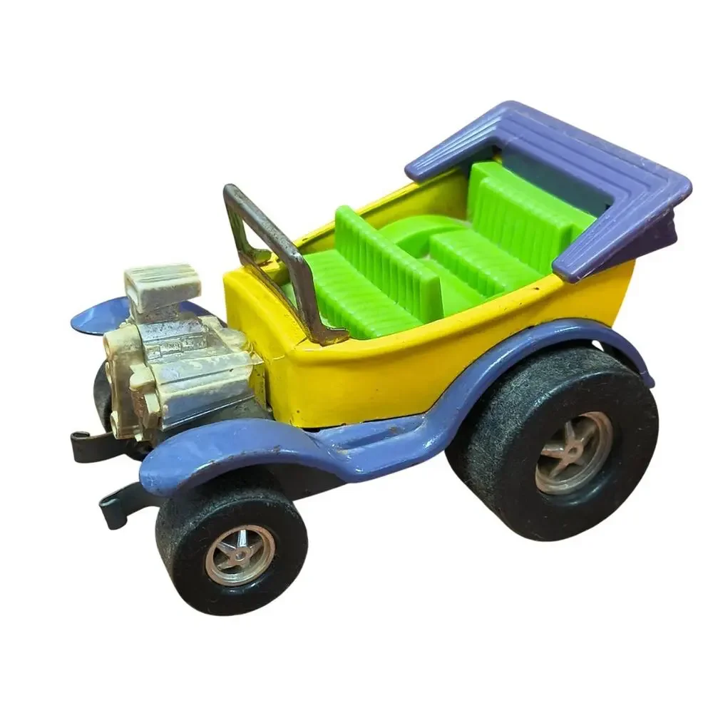 Vintage 1970 Topper Toys Zoomer Boomer Pressed Steel Frantic Ford Car Japan